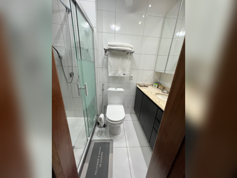 Casa de condomínio à venda Freguesia (Jacarepaguá) com 88m² e 2 quartos por R$ 430.000 - banheiro-social-4.jpg