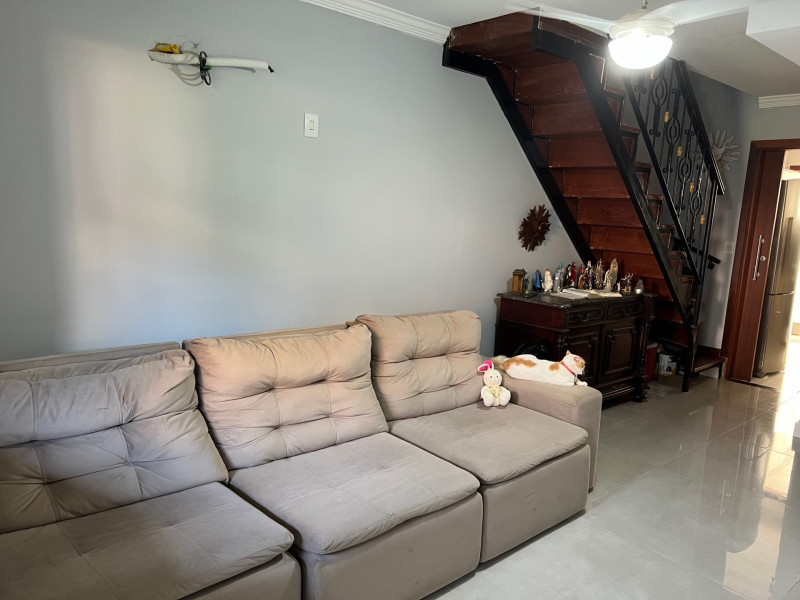 Casa de condomínio à venda Freguesia (Jacarepaguá) com 88m² e 2 quartos por R$ 430.000 - sala-1.jpg