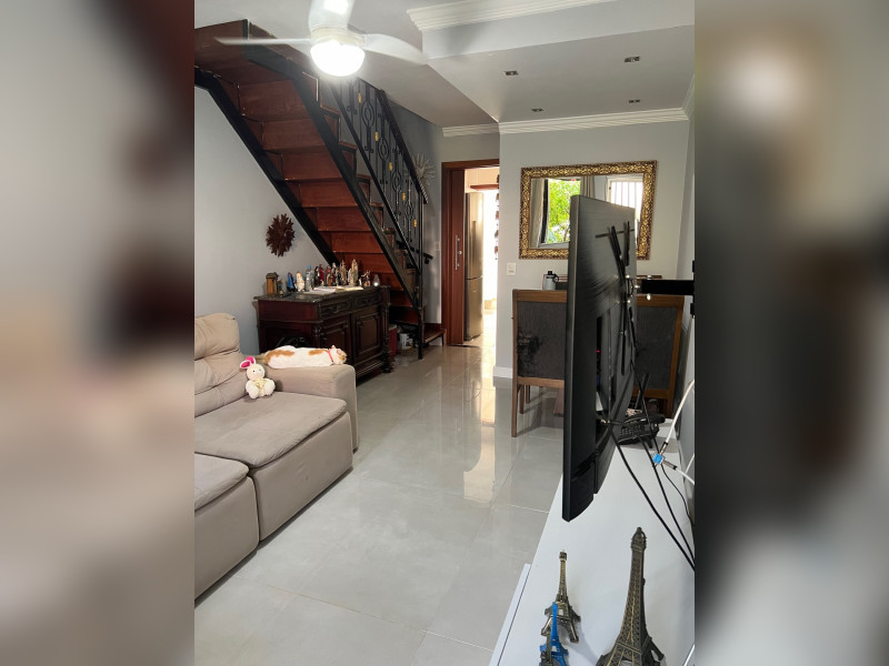 Casa de condomínio à venda Freguesia (Jacarepaguá) com 88m² e 2 quartos por R$ 430.000 - sala-3.jpg