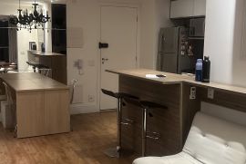 Apartamento à venda Campo Belo com 50m² - 1 dormitório -  vaga - R$ 790.000 - sala4.jpeg