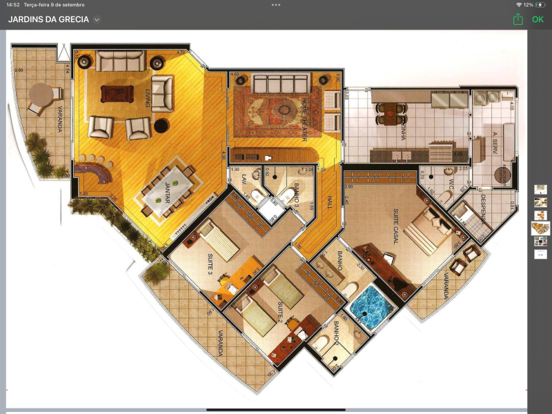 Apartamento à venda Ponta da Praia com 199m² e 3 quartos por R$ 3.150.000 - img-3404.png