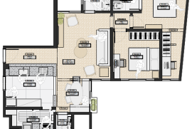 Apartamento à venda Botafogo com 70m² - 2 dormitórios -  vagas - R$ 980.000 - planta-baixa-d-mariana.png