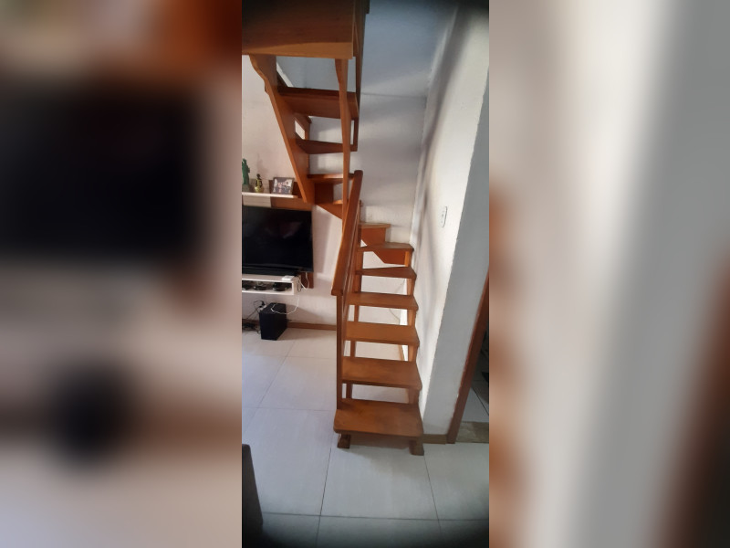 Casa de condomínio à venda Cavalhada com 50m² e 2 quartos por R$ 110.000 - sala-escada-3.jpg
