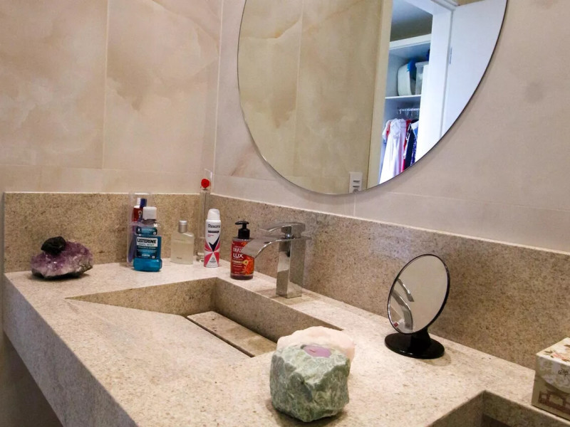 Apartamento à venda Jardim Londrina com 96m² e 2 quartos por R$ 650.000 - banheito-suite-hospedes-4.jpeg