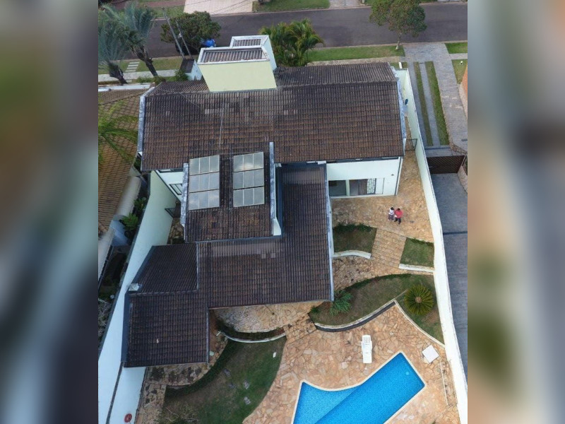 Casa de condomínio à venda Residencial Vila Verde com 388m² e 5 quartos por R$ 2.415.000 - 2-drone.jpg