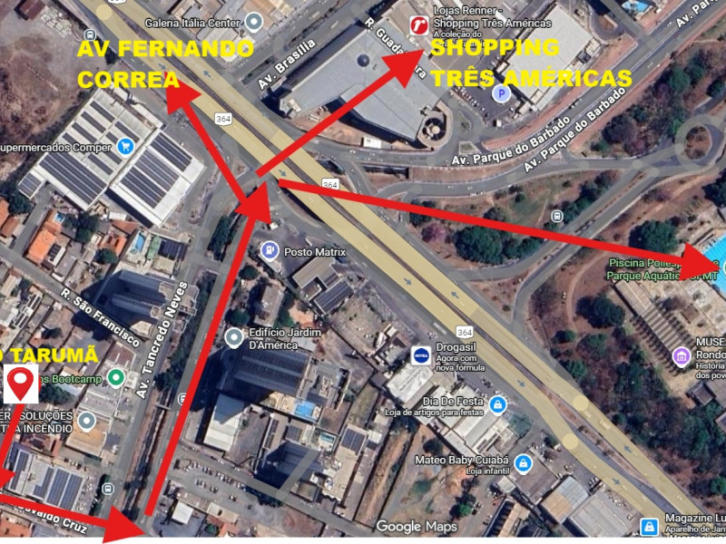 Apartamento à venda Pico do Amor com 42m² e 1 quarto por R$ 300.000 - mapas.jpg