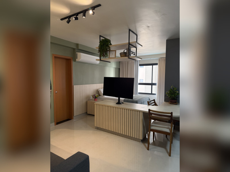 Flat para alugar Setor Bueno com 39m² e 1 quarto por R$ 3.500 - img-6486.jpeg