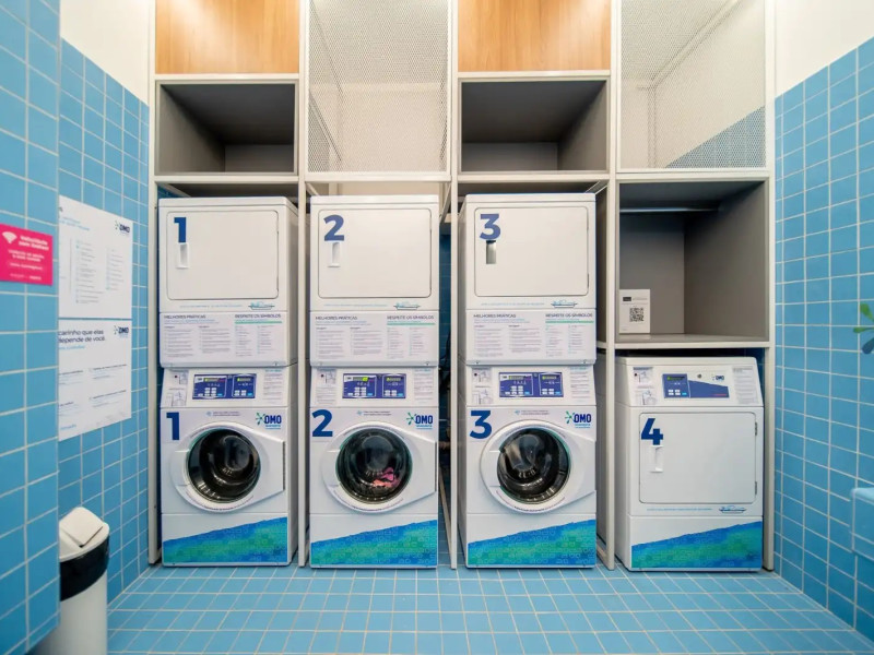 Studio à venda Pinheiros com 28m² e 1 quarto por R$ 690.000 - lavanderia.jpeg