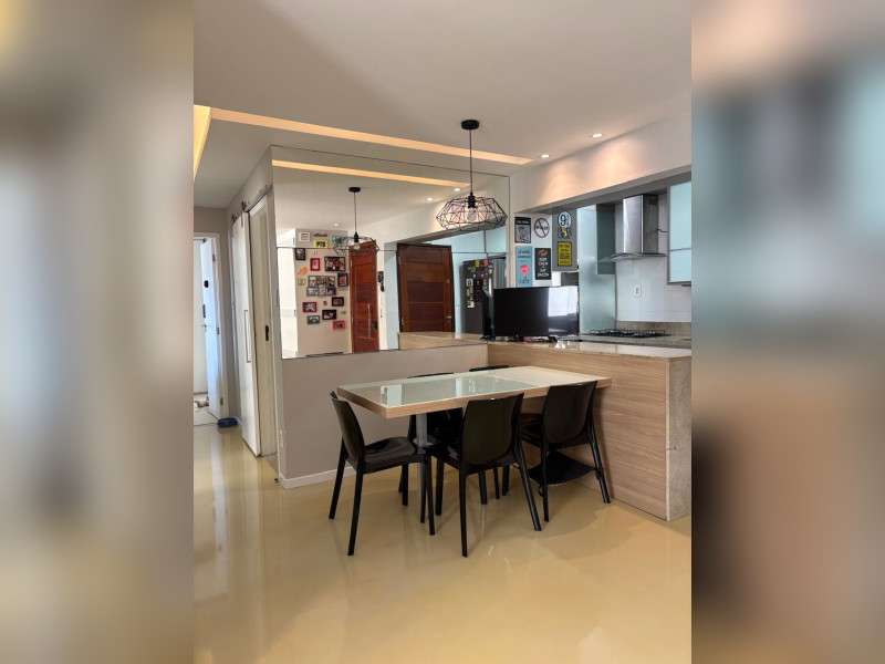 Apartamento à venda Costa Azul com 78m² e 3 quartos por R$ 410.000 - sala-cozinha-1.jpg