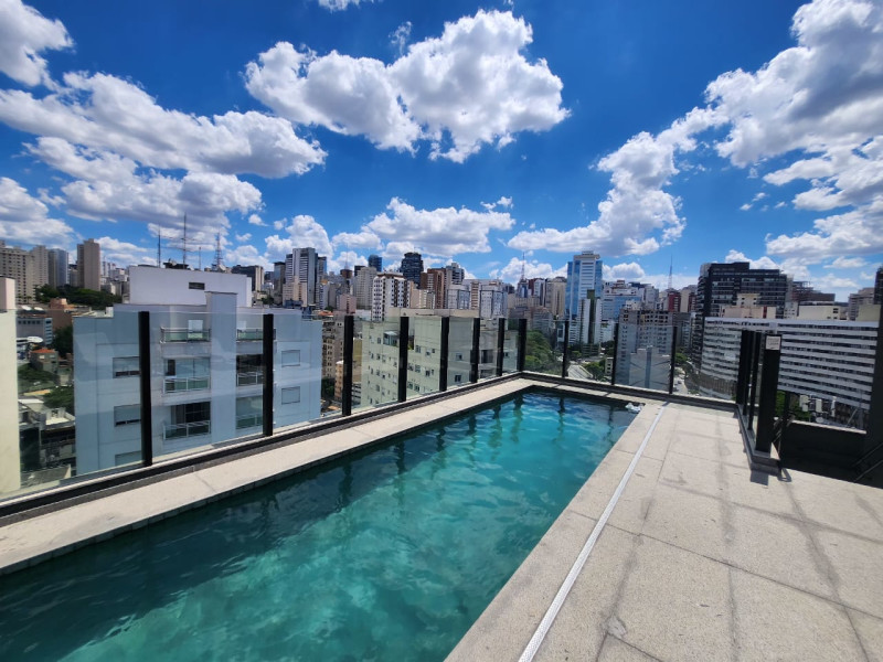 Studio à venda Bela Vista com 30m² e 1 quarto por R$ 245.000 - rooftop-piscina-15o-andar-2.jpeg
