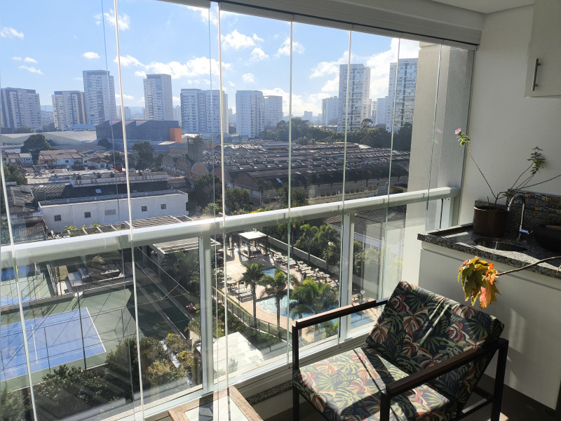Apartamento à venda Vila Anastácio com 127m² e 3 quartos por R$ 1.750.000 - varanda1.jpg