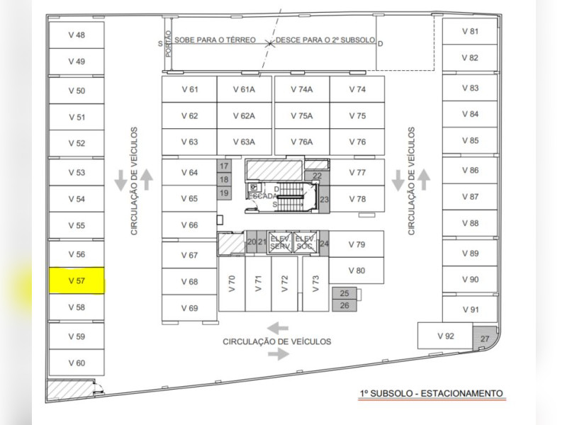 Apartamento à venda Vila Adyana com 71m² e 2 quartos por R$ 550.000 - mapa-vagas.JPG