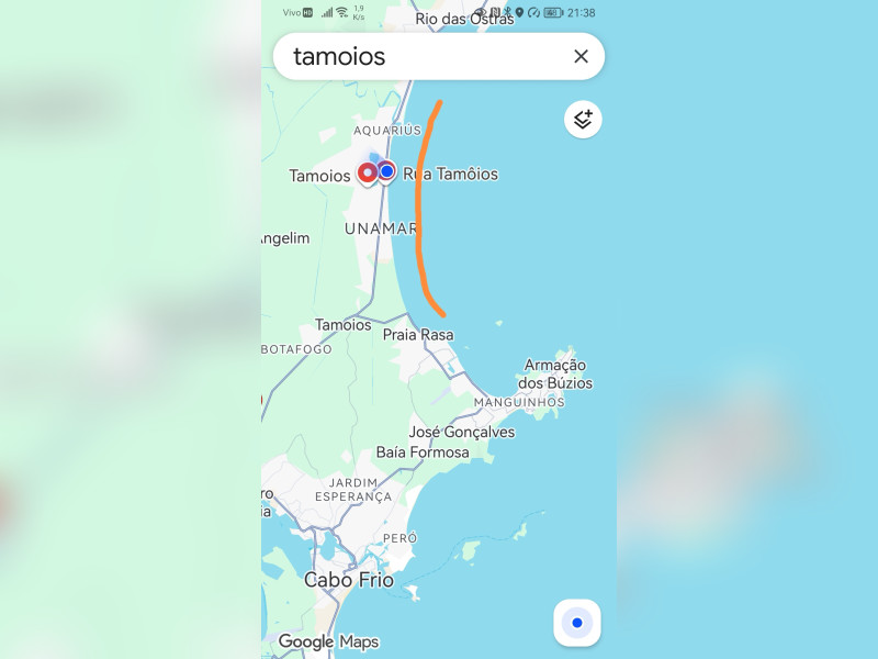imóvel com 700m² - Samburá (Tamoios) - Cabo Frio