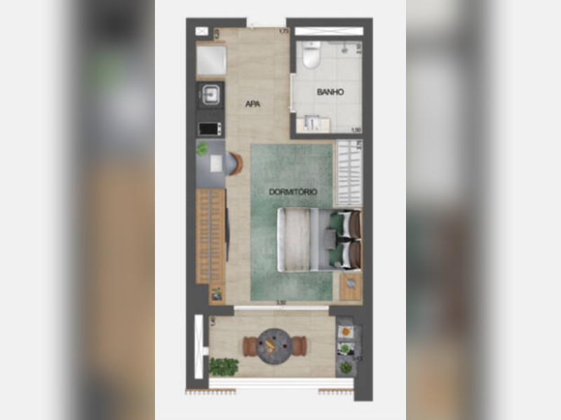 Studio à venda Vila Clementino com 29m² e 1 quarto por R$ 610.000 - whatsapp-image-2026-04-25-at-151006.jpeg