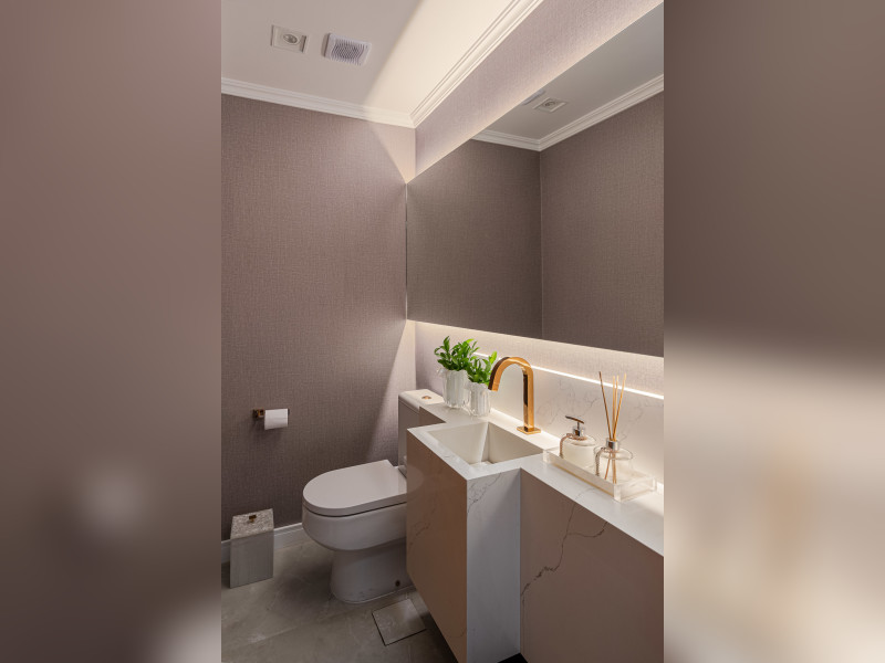 Apartamento à venda Tamboré com 139m² e 3 quartos por R$ 1.680.000 - lavabo.jpg