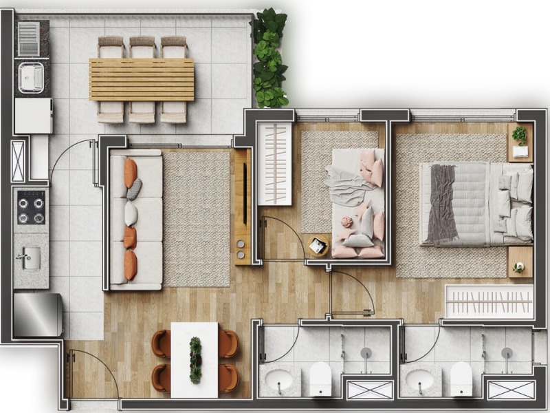 imóvel com 52m² - Vila Leopoldina - São Paulo