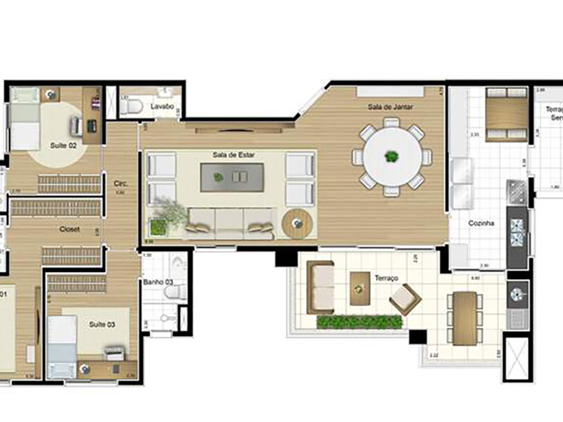 imóvel com 142m² - Vila Andrade - São Paulo