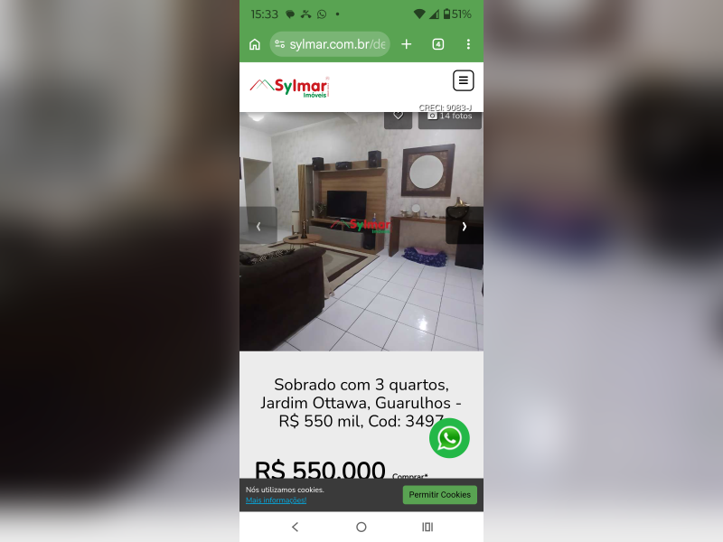 imóvel com 198m² - Jardim Cumbica - Guarulhos