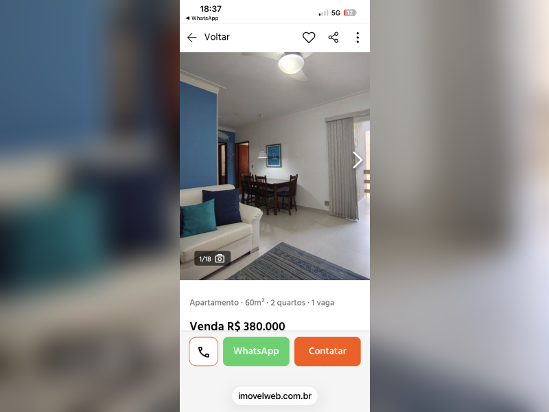 imóvel com 68m² - Praia do Sapé - Ubatuba