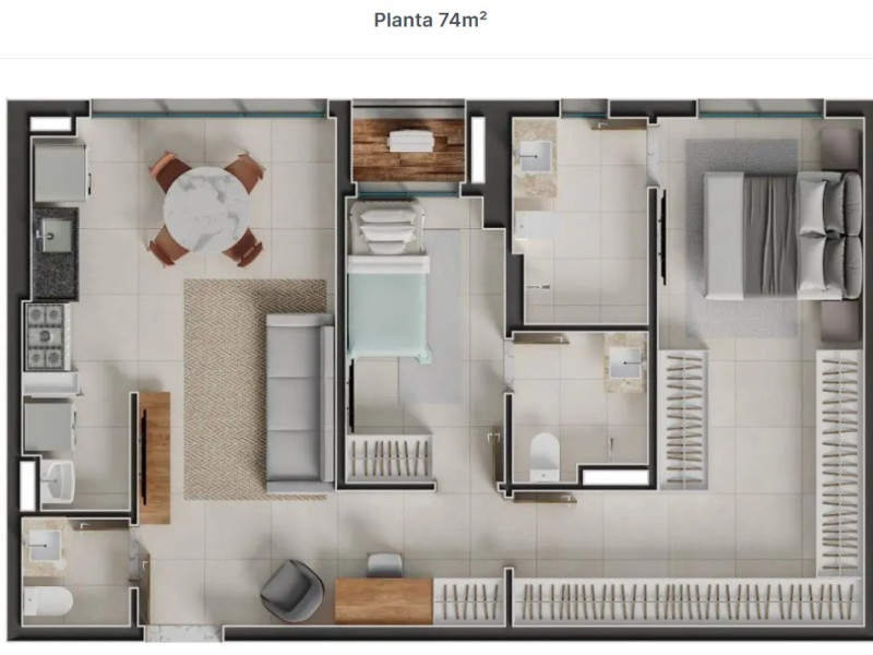 imóvel com 74m² - Setor Bueno - Goiânia