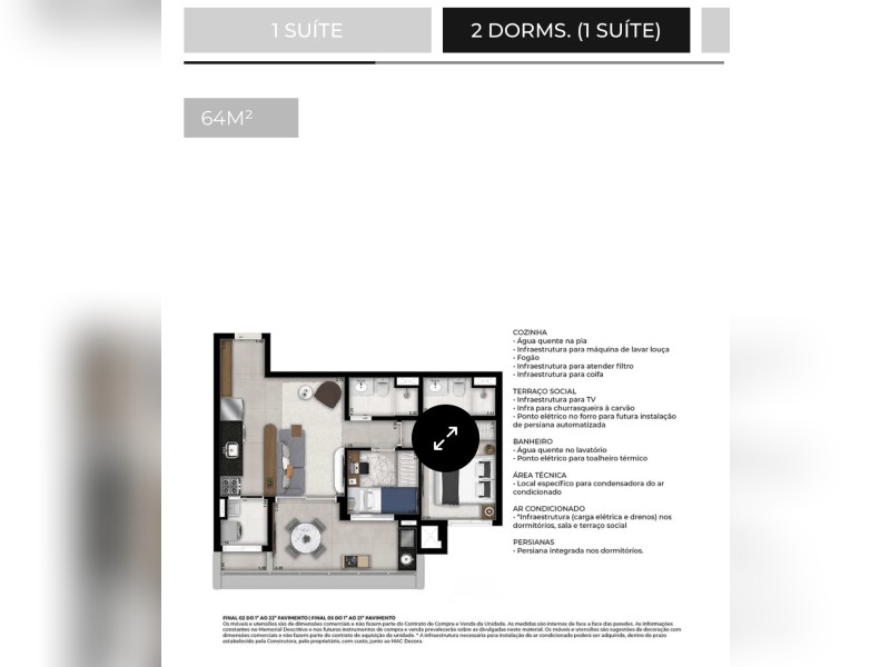 imóvel com 64m² - Campo Belo - São Paulo
