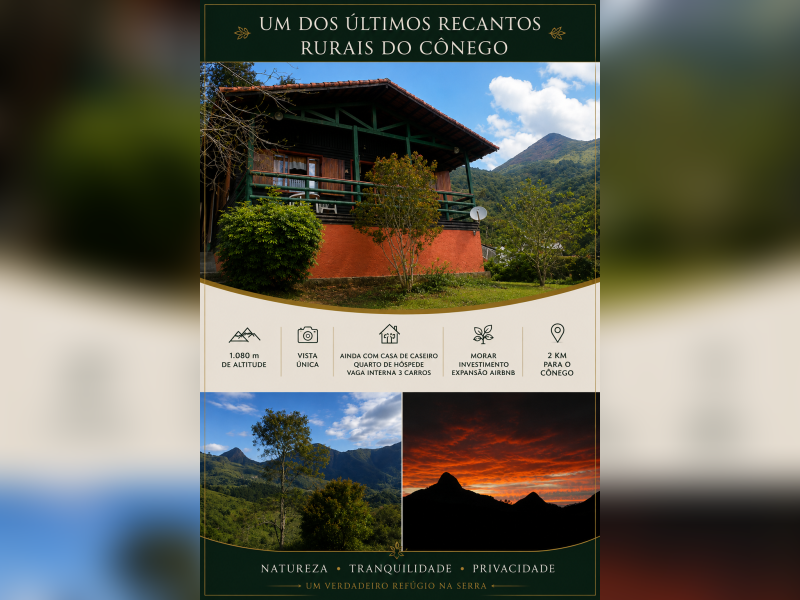 imóvel com 2000m² - Cônego - Nova Friburgo