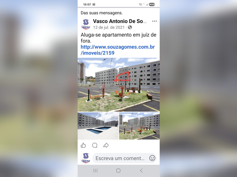 imóvel com 50m² - Spina Ville II - Juiz de Fora