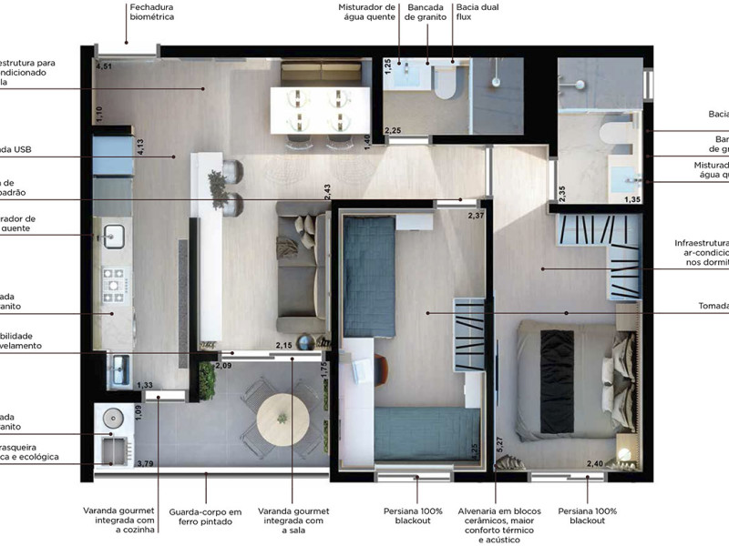 imóvel com 67m² - Santa Paula - São Caetano do Sul