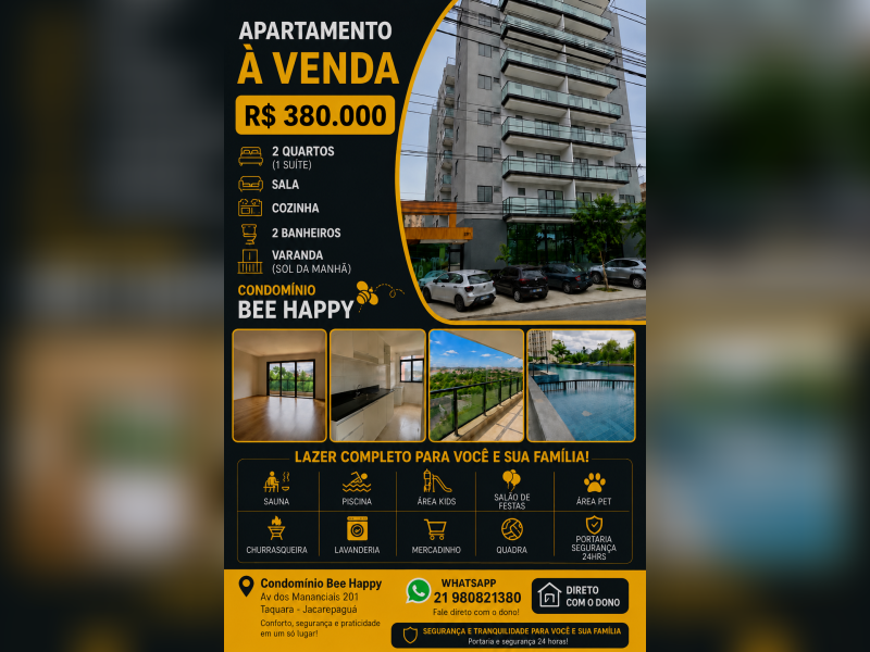 imóvel com 70m² - Taquara - Rio de Janeiro