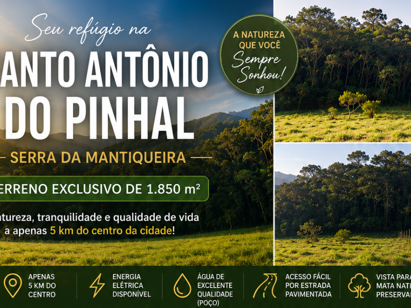 imóvel com 1850m² - Centro - Santo Antônio do Pinhal