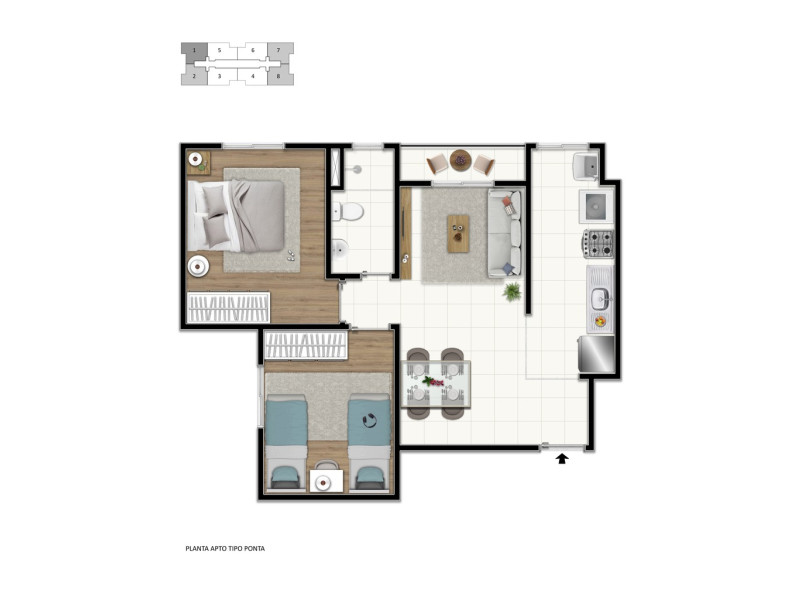 imóvel com 48m² - Parque Rodrigo Barreto - Arujá