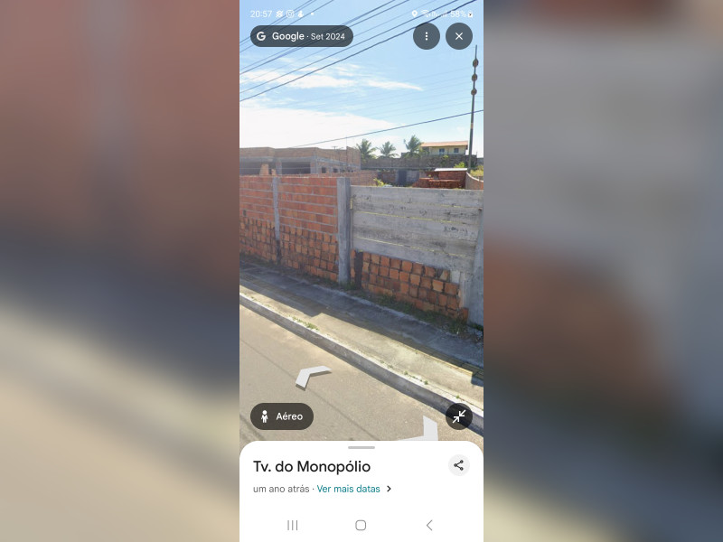 imóvel com 500m² - Coqueiros de Arembepe (Abrantes) - Camaçari