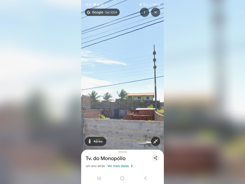 imóvel com 500m² - Coqueiros de Arembepe (Abrantes) - Camaçari