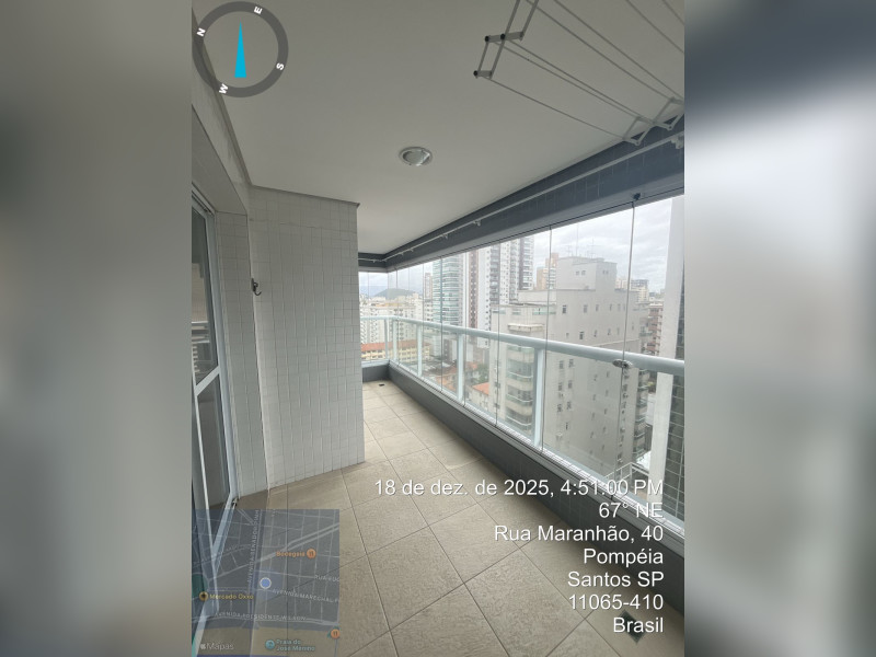 imóvel com 71m² - Pompéia - Santos
