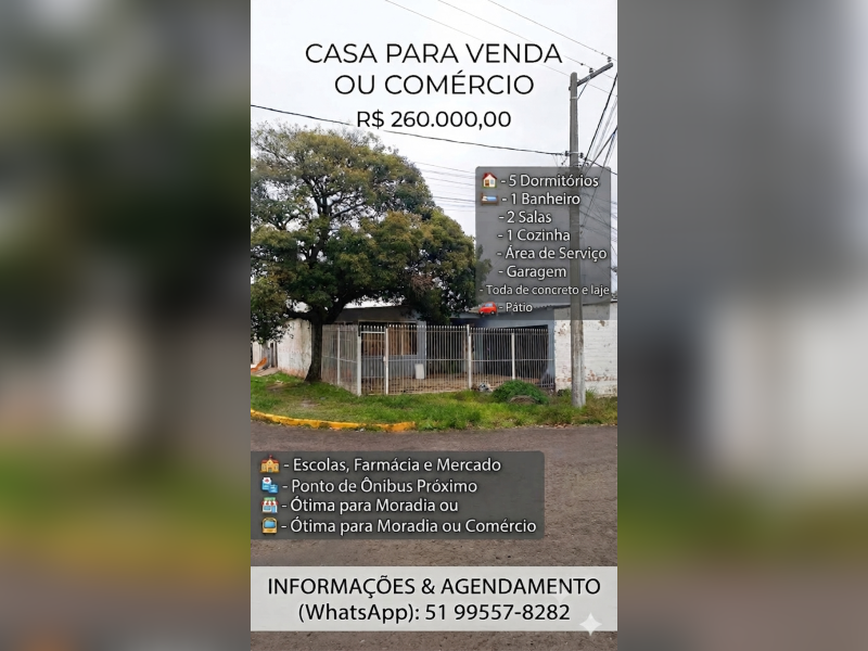imóvel com 1m² - Parque Granja Esperanca - Cachoeirinha