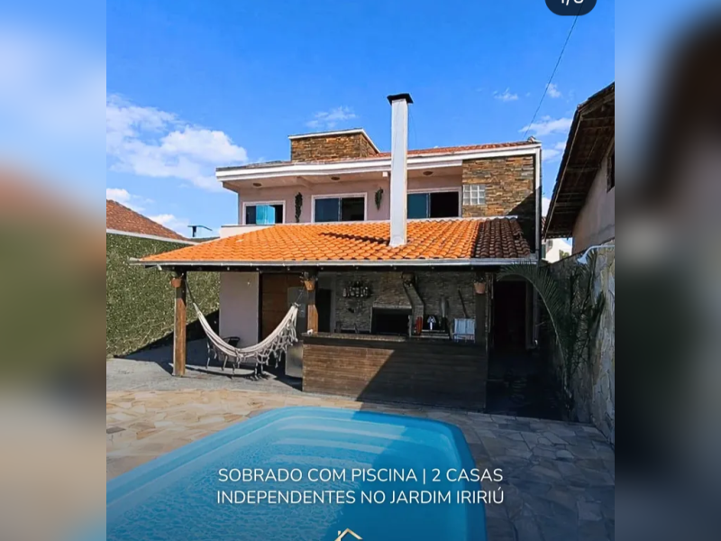 imóvel com 215m² - Jardim Iririú - Joinville