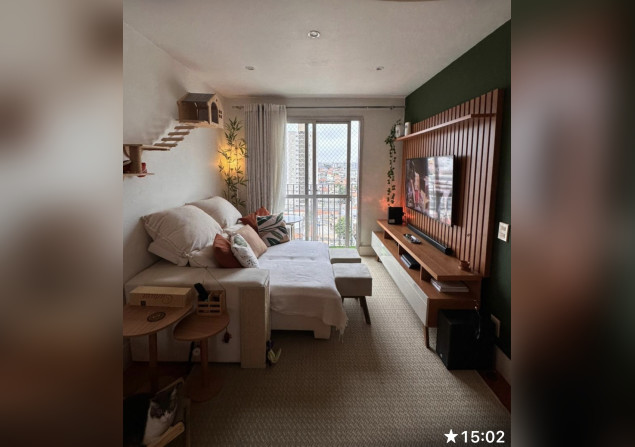 imóvel com 55m²