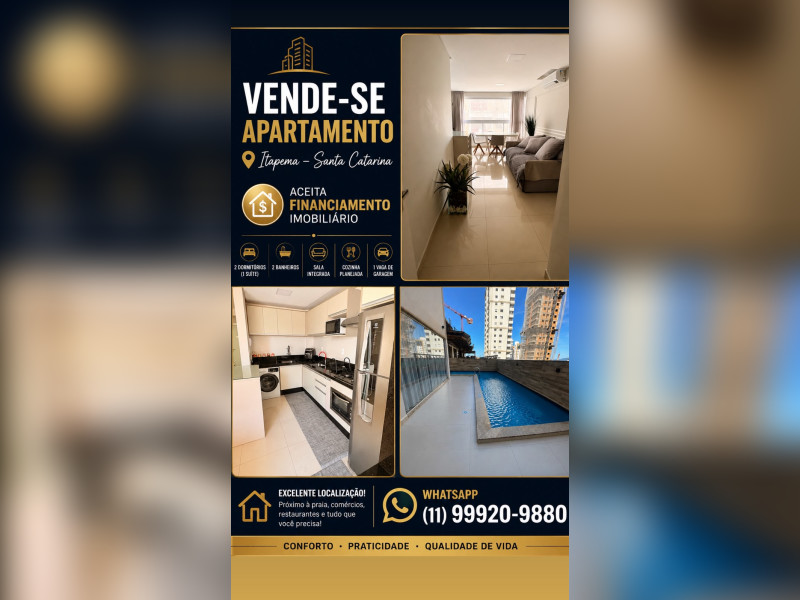 imóvel com 65m² - Morretes - Itapema