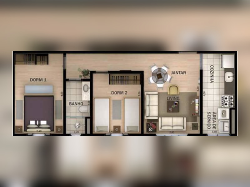 imóvel com 49m² - Itaquera - São Paulo