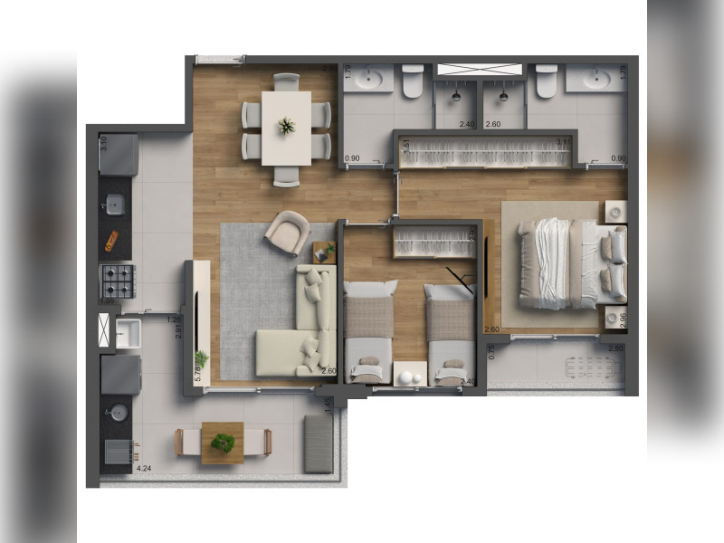 imóvel com 63m² - Alto da Lapa - São Paulo