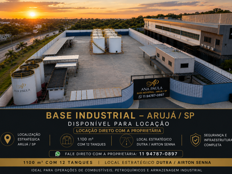 imóvel com 5100m² - Centro Industrial de Arujá - Arujá