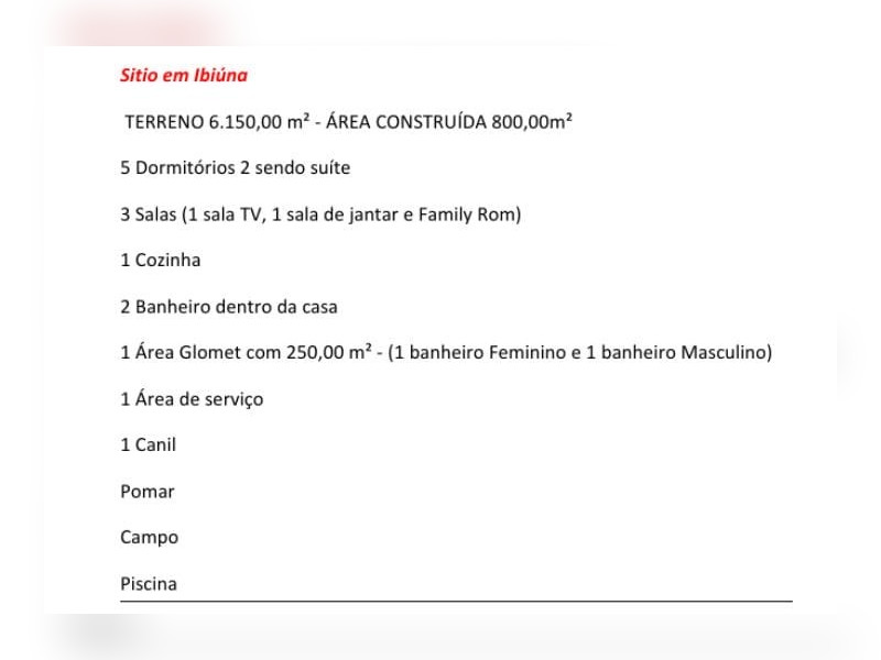 imóvel com 800m² - centro - Ibiúna