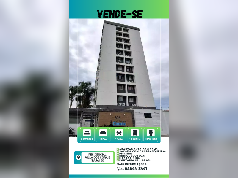 imóvel com 55m² - Cidade Nova - Itajaí