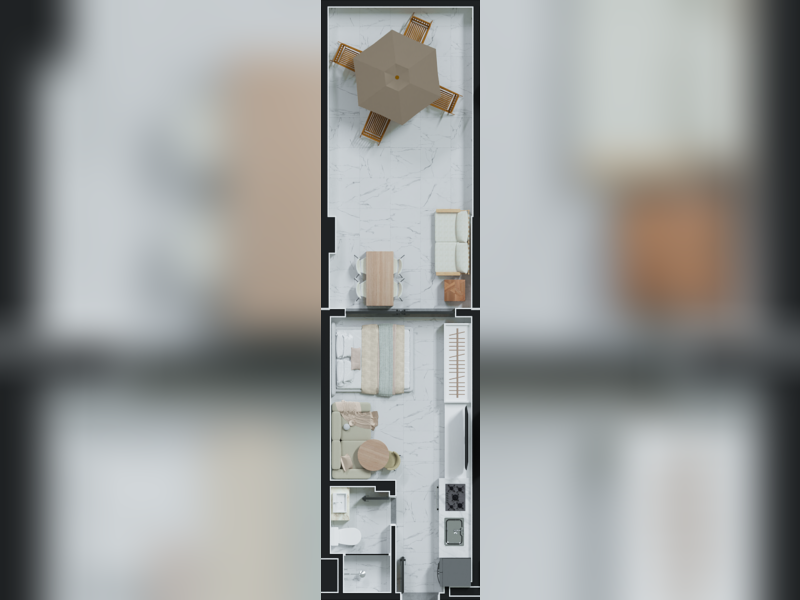 imóvel com 34m² - Rebouças - Curitiba