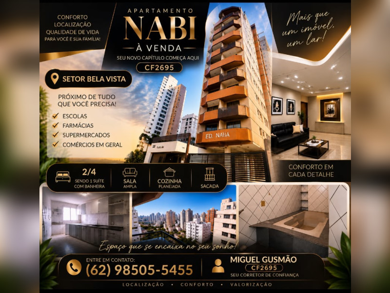 imóvel com 73m² - Setor Bela Vista - Goiânia