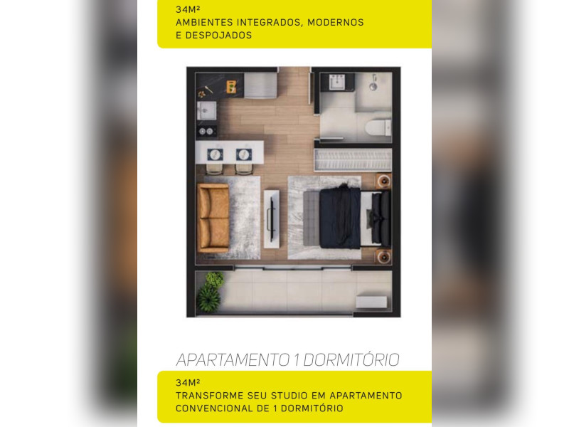 imóvel com 34m² - Centro - Itajaí