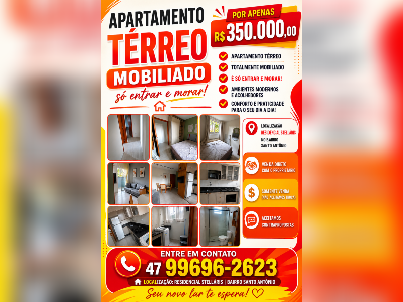imóvel com 50m² - Santo Antônio - Joinville