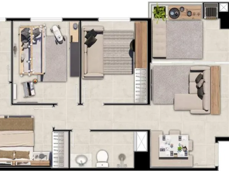imóvel com 64m² - Jardim Oriente - São José dos Campos