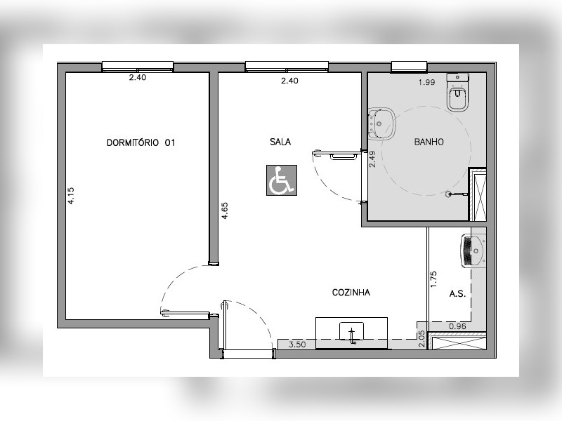 imóvel com 34m² - Jardim São Luís - São Paulo