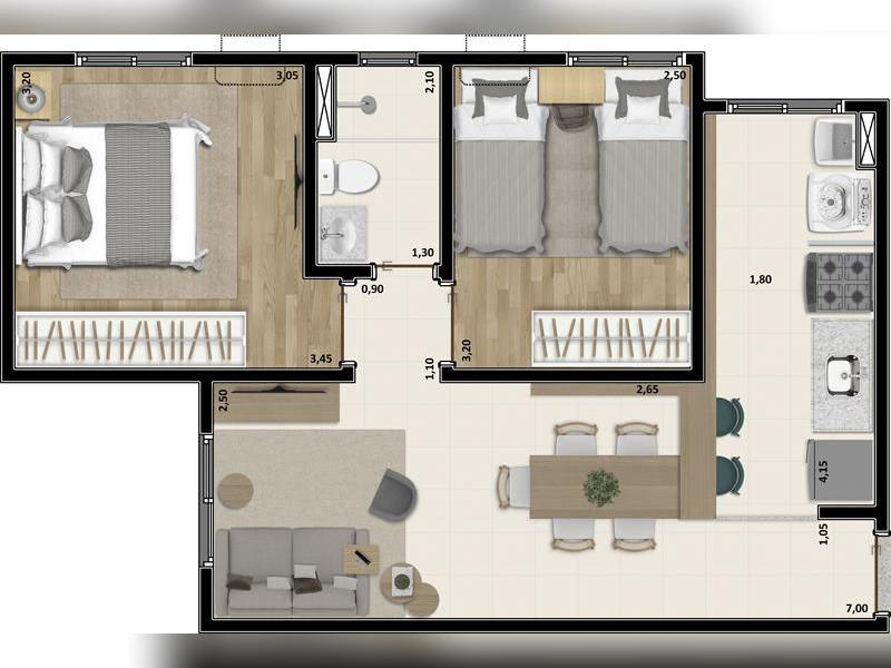 imóvel com 50m² - Vila Harmonia - Araraquara